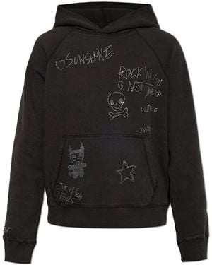 Zadig & Voltaire 'Georgy' Hooded Sweatshirt - Black