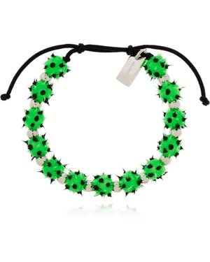 Balenciaga Bracelet With Logo - Green