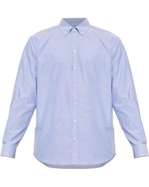 DSquared² Shirt With Embroidered Logo - Blue