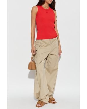 Loewe Top With "Z" Logo - Red