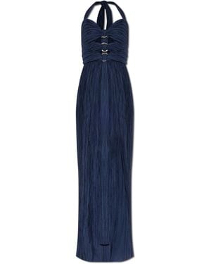 Cult Gaia Ruched Dress 'Nailah' - Blue