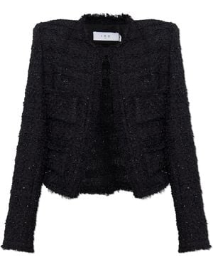 IRO Tweed Blazer 'Safira' - Black