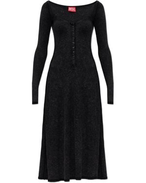 DIESEL Dress 'D-Ley' - Black
