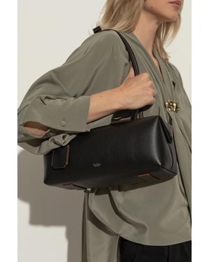 Max Mara Shoulder Bag 'Holdallstring' - Gray