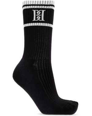 By Malene Birger Socks With Logo - Black