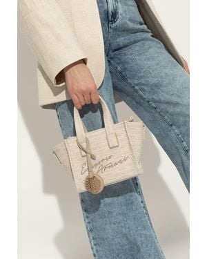 Emporio Armani Bag With Logo - Blue