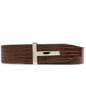 Tom Ford Leather Belt - Brown