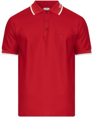 Burberry Polo 'Evan Cuff' - Red