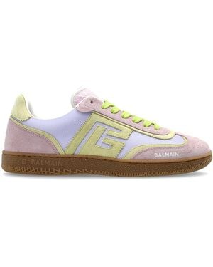 Balmain Swan Sports Shoes - White