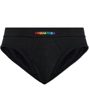 DSquared² Ribbed Briefs - Pink