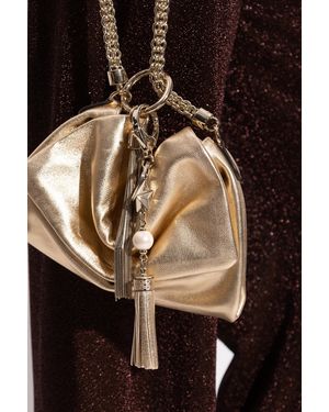 Jimmy Choo Keychain With Pearl - Black