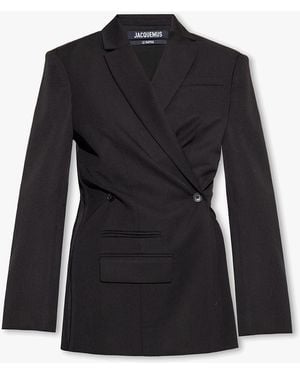 Jacquemus La Veste Tibau Blazer Jacket - Black