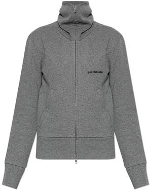 Balenciaga Logo Sweatshirt - Grey