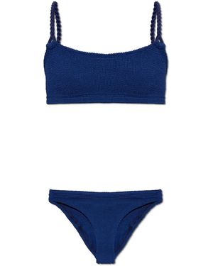 Hunza G Two-Piece Swimsuit 'Phoebe' - Blue