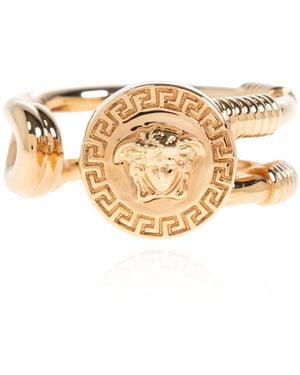 Versace Medusa Head Ring - Metallic