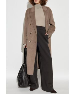 Lemaire Wide-Leg Sweatpants - Brown