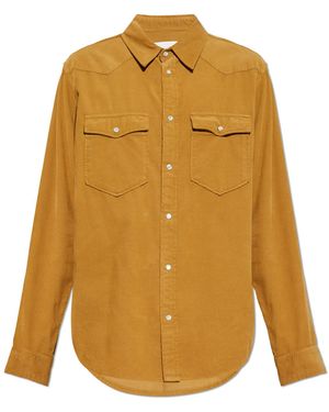 Isabel Marant Corduroy Shirt 'Vasco' - Yellow