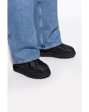 Dolce & Gabbana Snow Boots With Logo - Blue