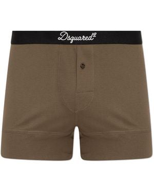 DSquared² Boxers With Logo - Green