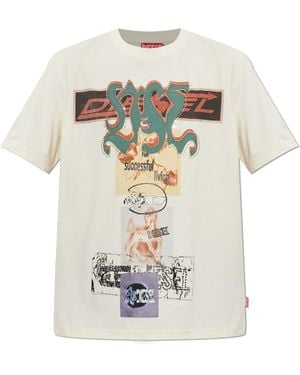 DIESEL T-Shirt 'T-Adjust-Aa4' - White