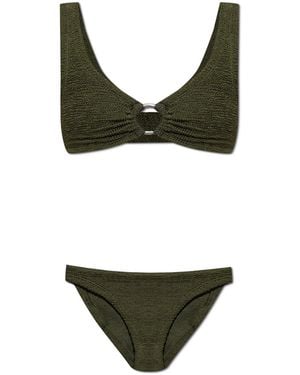 Hunza G Two-Piece Swimsuit 'Julia' - Green