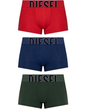DIESEL Three-Pack Of Boxer Shorts 'Damien-D-Pop-3Pack' - Red