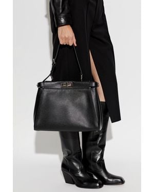 Fendi 'My Peekaboo Medium' Shoulder Bag - Black
