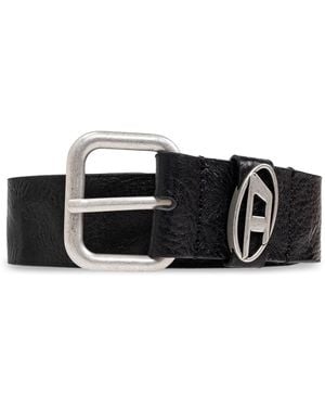 DIESEL Belt Oval D Logo B-1Dr - Black