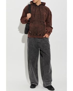 DIESEL Hoodie 'S-Boxt-Hood-Tuk' - Red