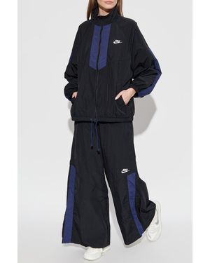 Nike Pants With Logo - Blue