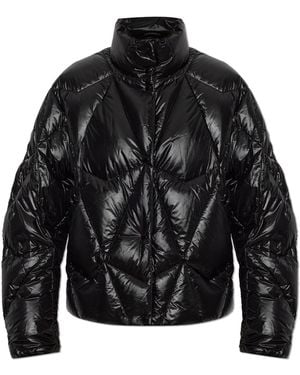 Moose Knuckles Quilted Jacket With Patch - Black