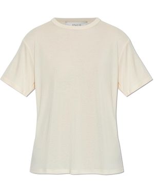 Studio Nicholson T-Shirt 'Rond' - White