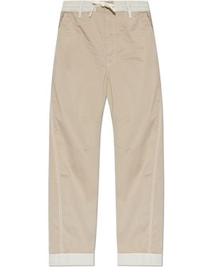 DSquared² Trousers With Logo - Natural