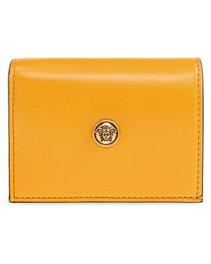 Versace Leather Wallet - Orange