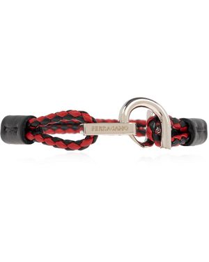 Ferragamo Leather Bracelet - Red