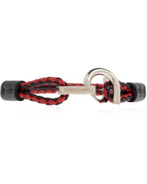 Ferragamo Leather Bracelet - Red