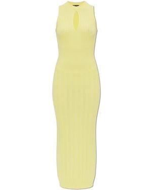 Balmain Ribbed Dress - White