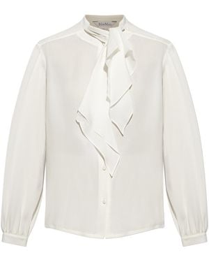 Max Mara Silk Shirt 'Leccio' - White