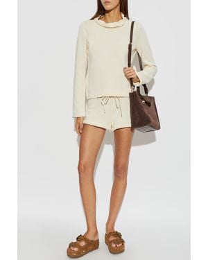 Posse 'Teo' Cotton Shorts - Natural