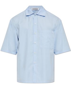 Jil Sander Shirt With Pocket - Blue
