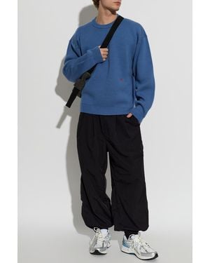 Willy Chavarria Wool Sweater 'Chavarria' - Blue