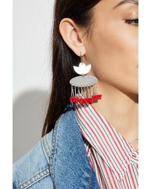 Isabel Marant "Fringe" Earrings - Blue