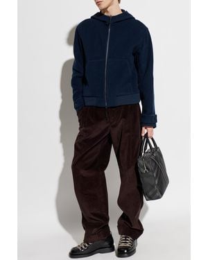 Burberry Reversible Wool Jacket 'Hollingwood' - Blue