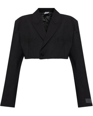 Vetements Short Blazer - Black