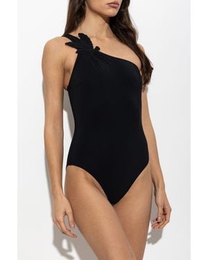 Zimmermann One-Shoulder One-Piece Swimsuit - Black