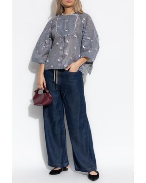 Munthe Top 'Pristina' - Blue