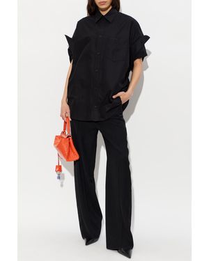 Balenciaga Shirt With Logo - Black