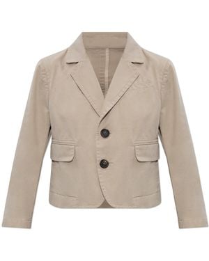 DSquared² Cotton Blazer - Natural