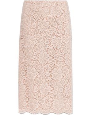 Valentino Garavani Lace Skirt - Pink