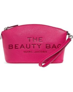 Marc Jacobs Cosmetic Bag With Logo - Pink
